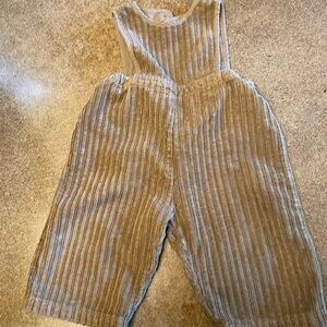 The Simple Folk Tan Corduroy Overalls